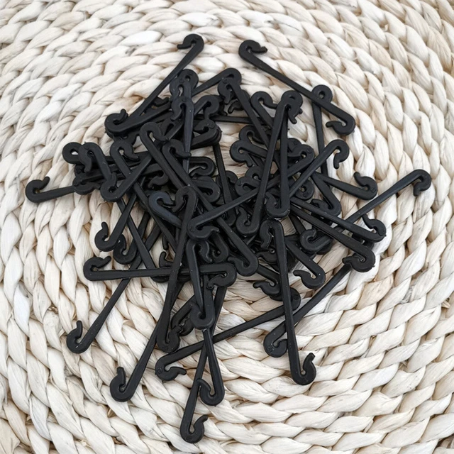 50 Stück Weinreben Gebundene Schnallen Plastikpflanze Stolons Feste Zurrhaken