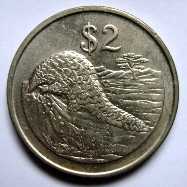 Zimbabwe - 2 Dollars 1997 Unc Km# 12