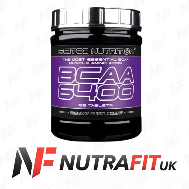 SCITEC NUTRITION BCAA 6400 branched chain amino acids tablets 2