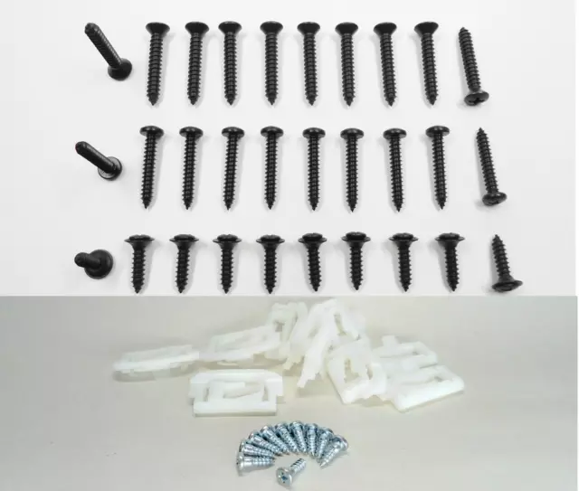 10 Windshield Clips & 30 Interior Screws! For 1975+ F-Body 1978+ G-Body & Amc
