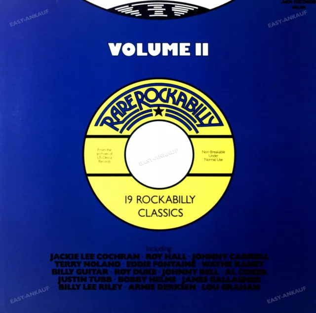 Various - Rare Rockabilly Volume II LP (VG+/VG+) '