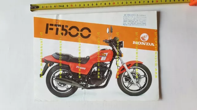 Honda FT 500 1982 depliant ITALIANO originale brochure