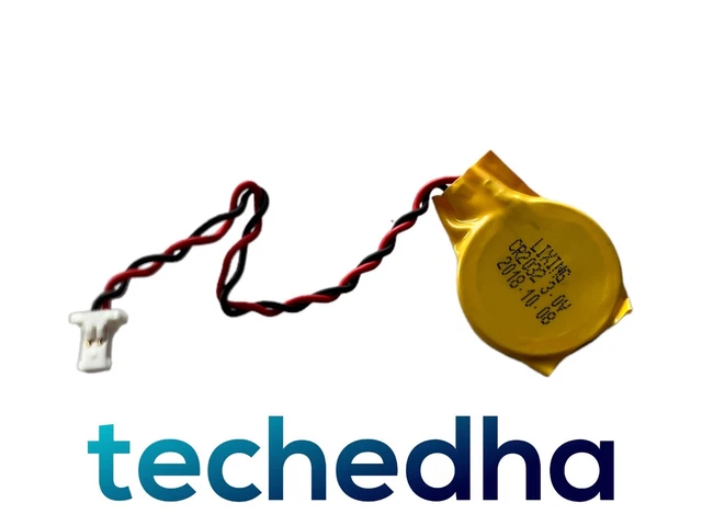 Batterie CR2032 Con Cavo 10 Pezzi - Per BIOS Laptop E Schede Madri - 230 MAh