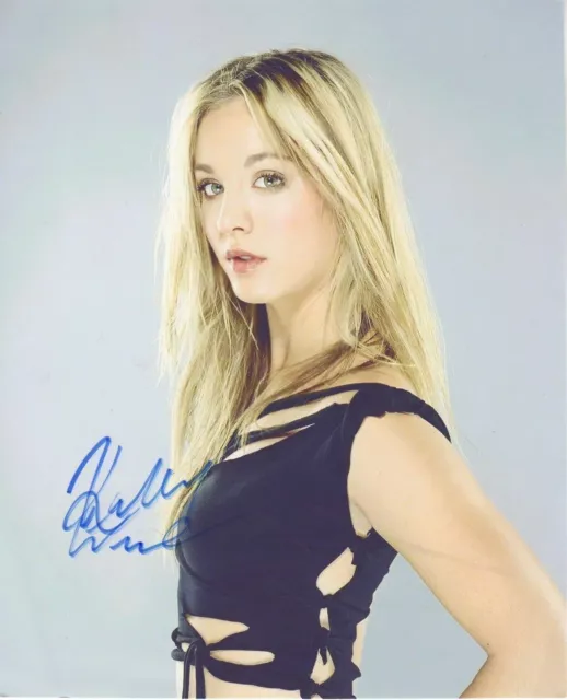 Kaley Cuoco Autograph Signed Pp Photo Poster