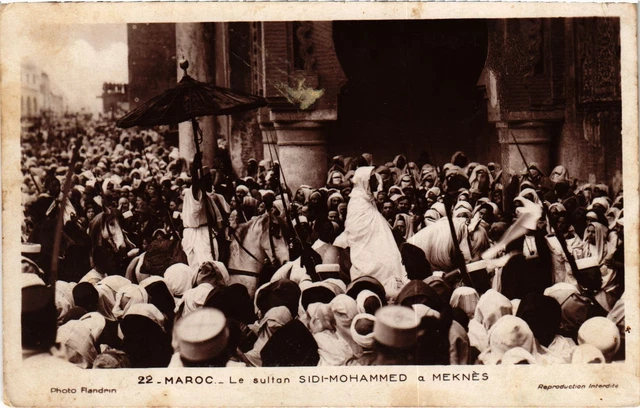 CPA AK Meknes Le Sultan Sidi Mohammed MOROC (1318723)