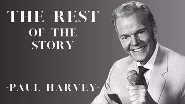 Paul Harvey A-Z " The Rest of the Story " Radio Clips Over 3000 on MP3 USB