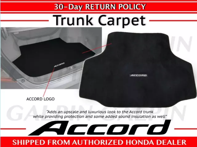 2018 - 2022 Genuine Honda Accord Black Trunk Mat OEM! NEW! 08P11