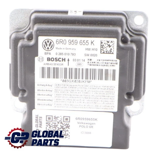VW Volkswagen Polo 6R Air Module Bag Control Unit 6R0959655K VW Volkswagen Polo 6R Air Module Bag Control Unit 6R0959655K