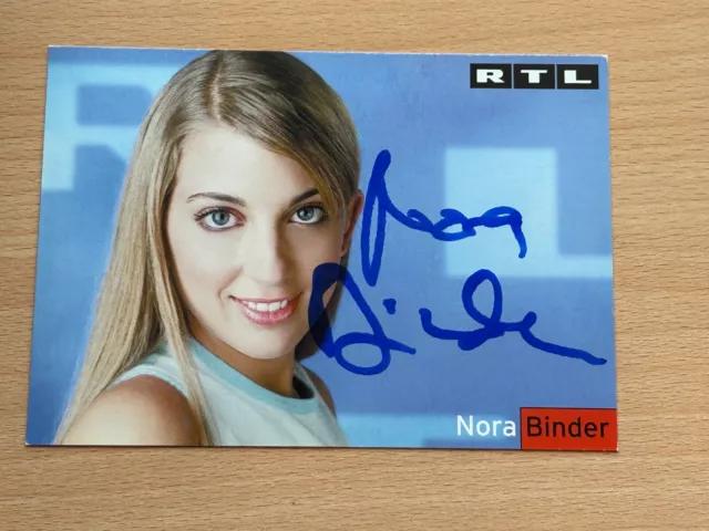 Nora Binder - Autogrammkarte original signiert - #S6691