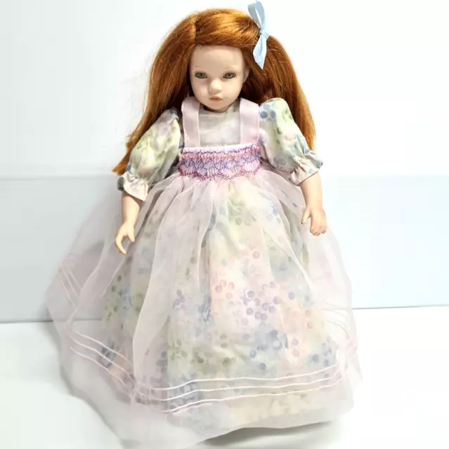 Pauline Bjonness 28cm Porcelain Doll Limited Edition Certificate Kelsey Red Hair