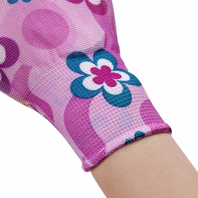 Guantes de jardín recubiertos de palma para mujer antideslizantes guante de trabajo antideslizante SC