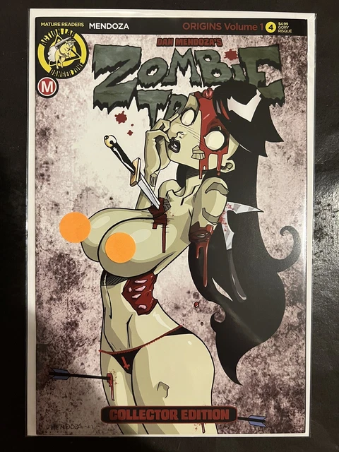 Zombie Tramp Origins #4 Risque Variant (Action Lab 2017) VF Dan Mendoza