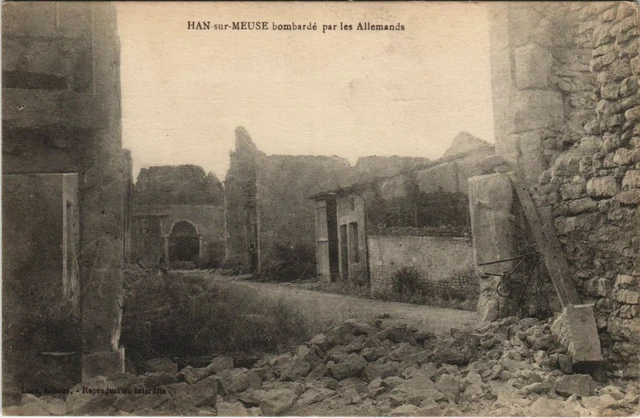 CPA HAN-sur-MEUSE bombed by the Germans (152418)