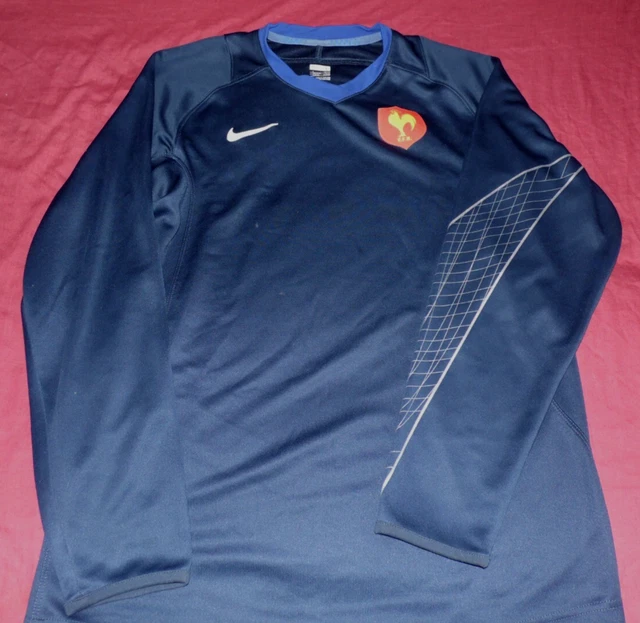 MAILLOT DE RUGBY D'Entrainement De L'Equipe De France Saison 2007/2008 T M EUR 40,00 - FR