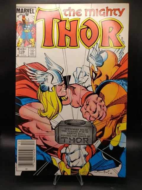 THE MIGHTY THOR #338 Marvel Comics 1983 2nd Appearance/Origin Beta Ray Bill F/VF