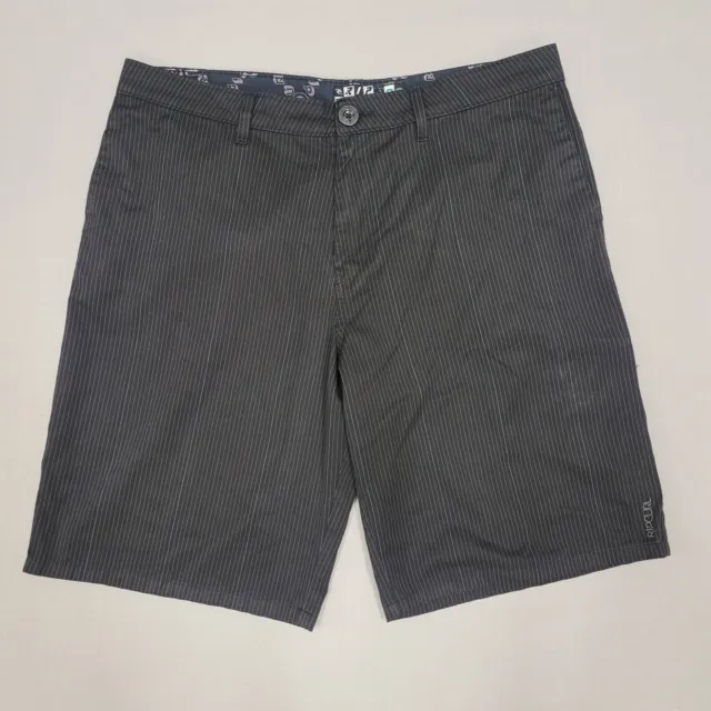 Ripcurl Mens Shorts Size 38 Black Stripe