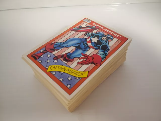 1990 Impel Marvel Universe Series 1 Trading Cards, You Pick, Finish Your Set