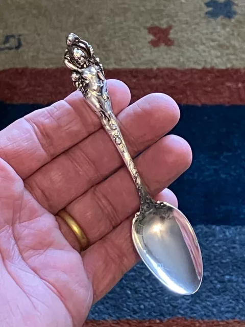 "Love Disarmed" Sterling 5" YOUTH SPOON by Reed & Barton (1899) No Monogram