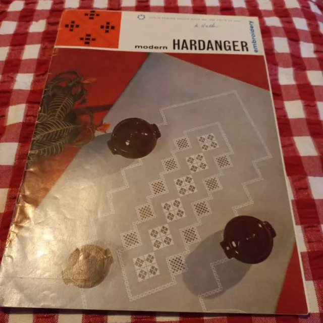 😇 Modern Hardanger Embroidery Patterns Coats Sewing Book No 896 Vintage