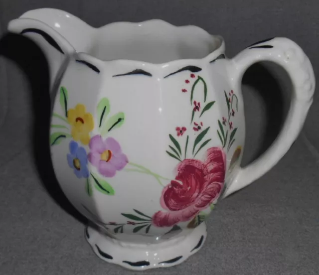 Blue Ridge SUWANEE PATTERN Hand Painted GRACE PITCHER #2 Made in Tennessee