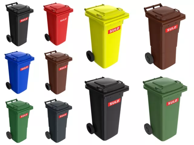 SULO 60-120 L Müllbehälter Mülltonne Abfalltonne Abfalleimer Müllgroßbehälter.
