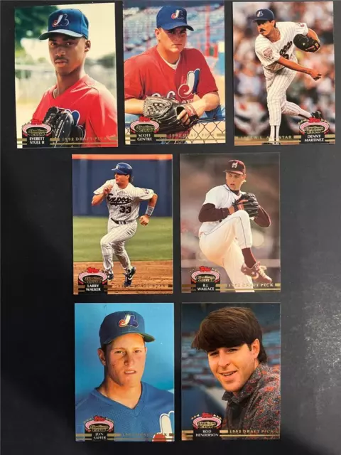 1993 1992 Topps Stadium Club Murphy Montreal Expos Team Set 7 Cards