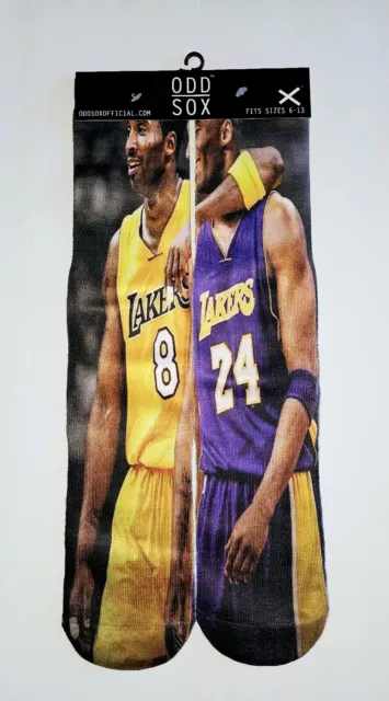 Kobe Bryant 8/ 24 ODD SOX Socks  NWT