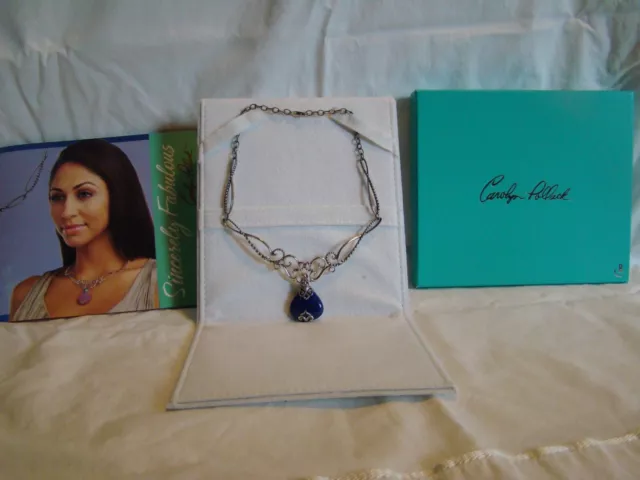 Carolyn Pollack Sincerely Fabulous Sterling Necklace and Lapis Enhancer