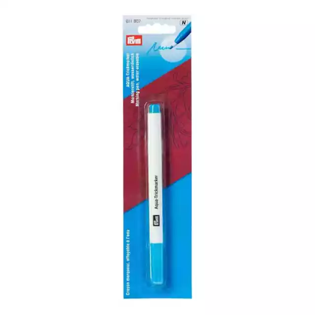 Prym 611807 Markierstift Trick-Marker Aqua, wasserlöslich Weiss