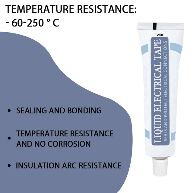 Insulating Glue Liquid Insulation Electrical Tape Tube Paste Waterproof Anti HF