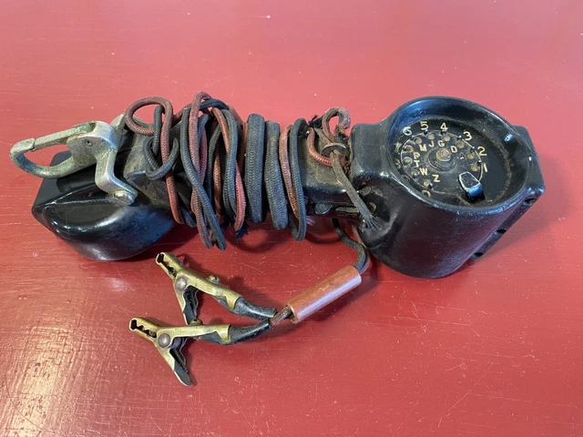 Vintage Bell System Western Electric Lineman's Rotary Line Tester Handset
