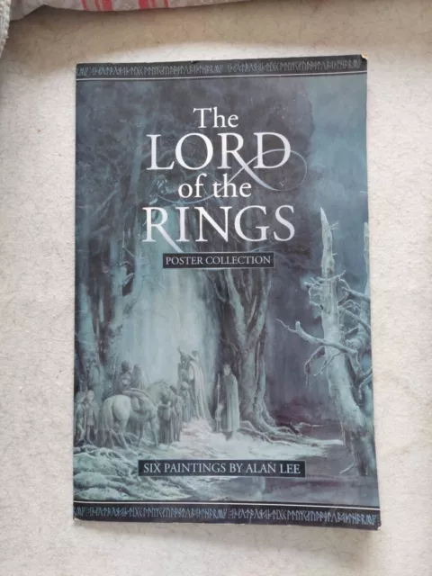 The Lord Of The Rings Poster Collection By Alan Lee 1999 (4 Framed)