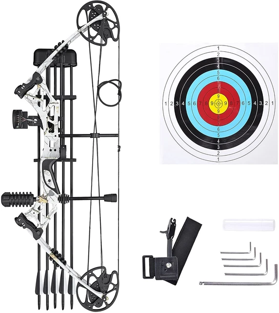 COMPOUND BOW AND Arrow Kit Hunting and Target Bows Can Be Adjusted To