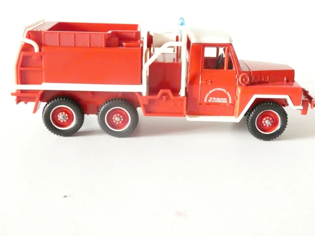P14 SOLIDO 1/50 Pompiers Acmat Vlra Sdis De La Dordogne 6X6 + Boite EUR