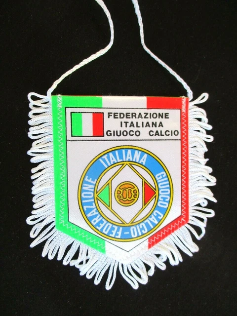 Fanion Vintage Italie - Italiana Federazione Calcio - Banderin Pennant Sélection Nationale