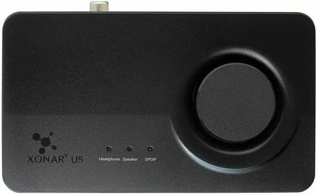 ASUS Xonar U5 External 5.1 Sound Card 2