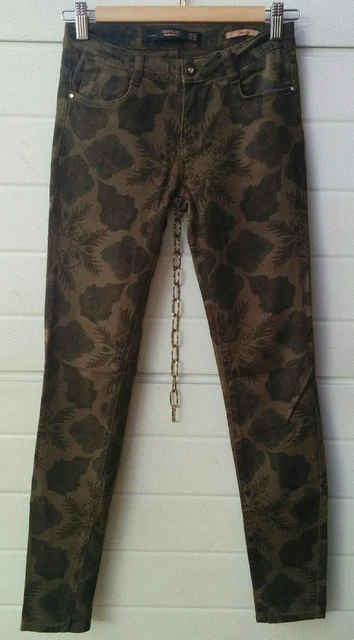 Pantaloni verde militare zara on sale