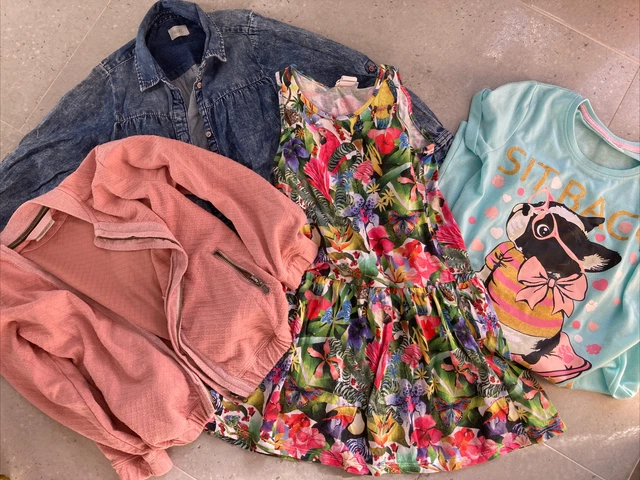 Bundle Of Girls Clothes Age 5- 10 Years Next, H&M VGC