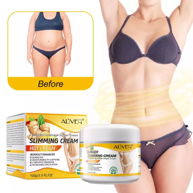 Hot Cream Fat Burner Slimming Body Anti Cellulite Burning Firming Weight Loss