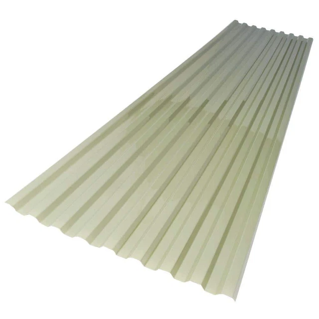 26 In. X 6 Ft. Misty Green Polycarbonate Roof Panel