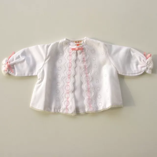 Authentique vintage Robe bébé  de marque française TERGAL - Environ 12 mois