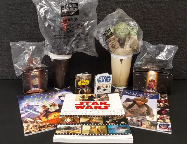 Star Wars Promo Merch And Books Lot Episode 1 Phantom Menace