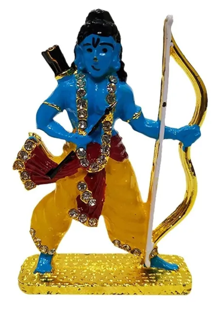 Lord Ram Idol Metal Showpiece Statue For Home Office Temple Decor