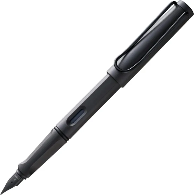 LAMY Füller Safari Umbra SCHWARZ Füllfederhalter Füllhalter Feder M Linkshänder