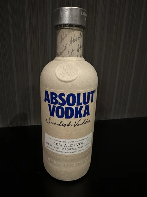 Absolut Vodka Paper Bottle / Flasche Limited Edition 500ml * Neu / New & Sealed