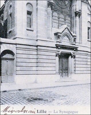 Lille synagogue 1903 postcard old north CPA בית כנסת