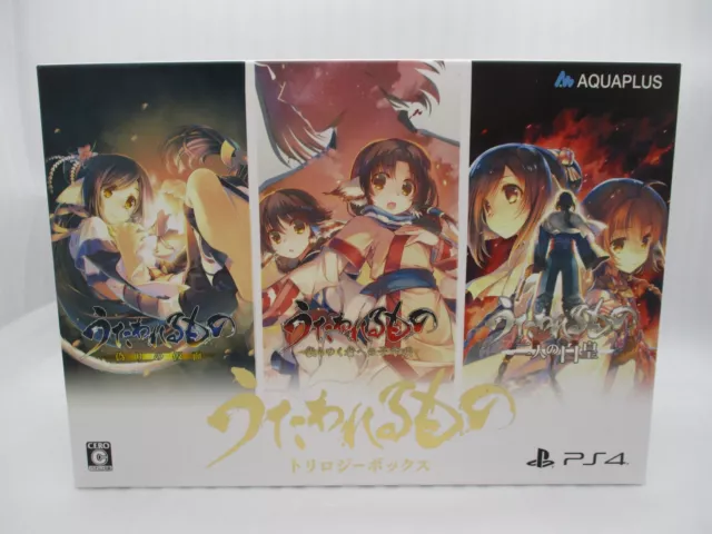 Buen PS4 Utawarerumono Trilogía Caja Con / Blu-Ray & Original Soundtrack CD