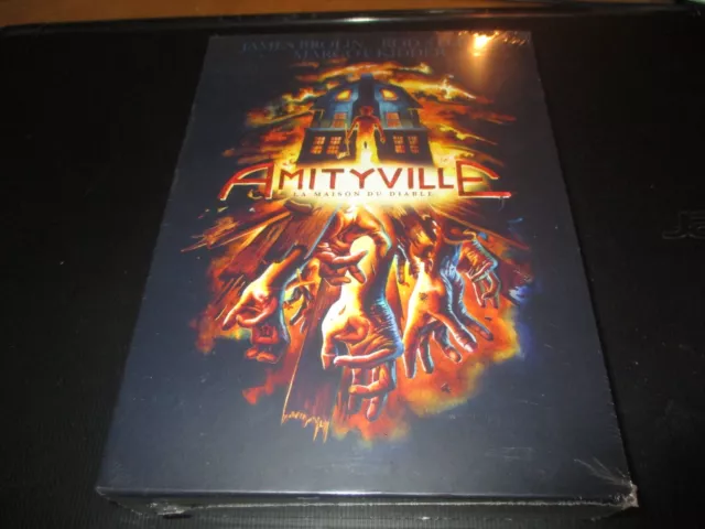 COFFRET COLLECTOR 3 BLU-RAY + 3 DVD NEUF "AMITYVILLE : LA TRILOGIE" horreur