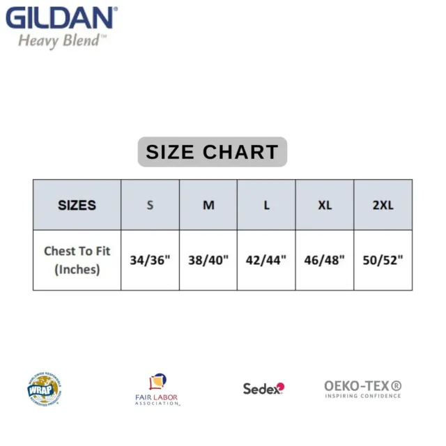 Gildan Unisex weiche schwere Mischung Hoodie Sweatshirts | schlichter Kapuzenpullover Pullover 2