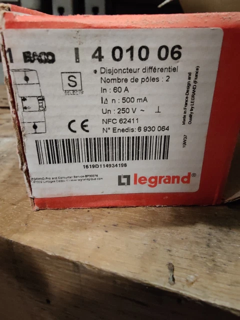 Disjoncteur De Branchement Legrand – Réf. 401015 – Neuf